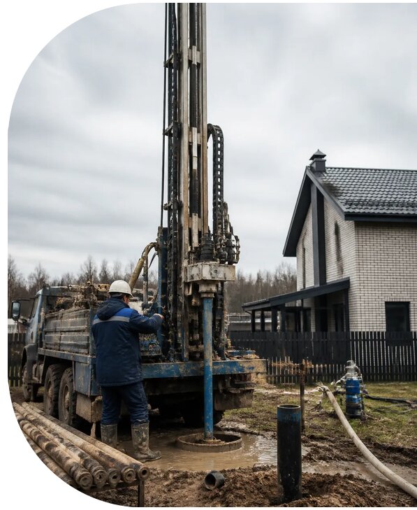 Бурение скважин на воду под ключ в Кизляре от 121932 р. | АПаруса-Кзр