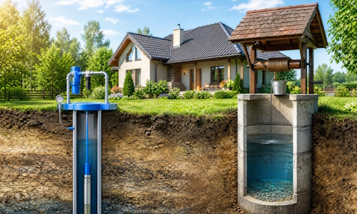 Автономное водоснабжение загородного дома Кизляр: скважина или колодец 